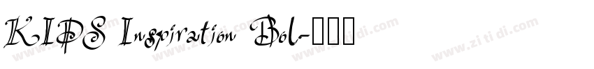 KIDS Inspiration Bol字体转换